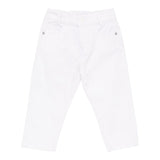 Trussardi Pantalone Tinta Unita con Elastico In Vita per Bambino TIP25060PAXXJ BIANCO TRUSSARDI 