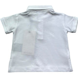 Trussardi Polo Mezza Manica Tinta Unita con Logo per Neonato TIP26002PO BIANCO TRUSSARDI 