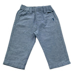 Trussardi Pantalone Tinta Unita con Elastico In Vita per Neonato TIP26038PA AZZURRO TRUSSARDI 