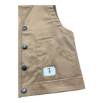 Trussardi Gilet Tinta Unita con Logo per Neonato TIP26041GT CAMMELLO TRUSSARDI 