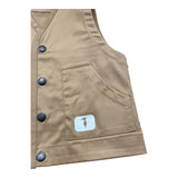 Trussardi Gilet Tinta Unita con Logo per Neonato TIP26041GT CAMMELLO TRUSSARDI 
