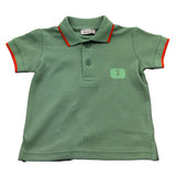 Trussardi Polo Mezza Manica Tinta Unita per Neonato TIP26045PO VERDE TRUSSARDI 