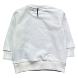 Trussardi Felpa Chiusa Girocollo Tinta Unita con Stampa per Neonato TIP26101FE BIANCO TRUSSARDI 