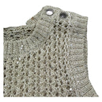 Trussardi Canotta Tinta Unita Traforata per Neonata TIP26108GL BEIGE TRUSSARDI 