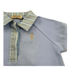 Trussardi Abito Mezza Manica Tinta Unita con Colletto per Neonata TIP26123VE AZZURRO TRUSSARDI 