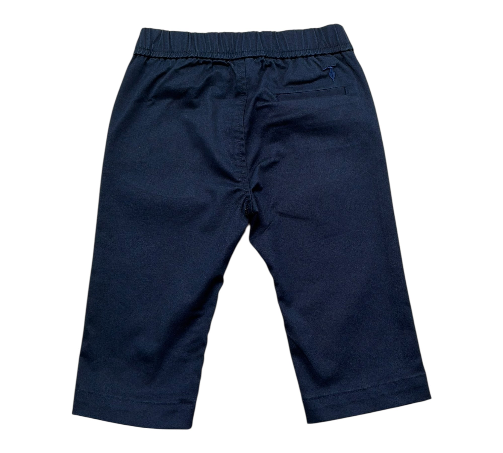 Trussardi Pantalone Tinta Unita con Elastico In Vita per Neonato TIP26148PA BLU TRUSSARDI 