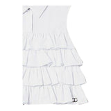 Twinset Camicia Giromanica Tinta Unita con Balze per Neonata 231GJ2042 BIANCO TWINSET 
