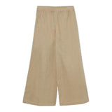 Twinset Pantalone Tinta Unita Modello A Palazzo per Bambina 251GJ2400 BEIGE TWINSET 