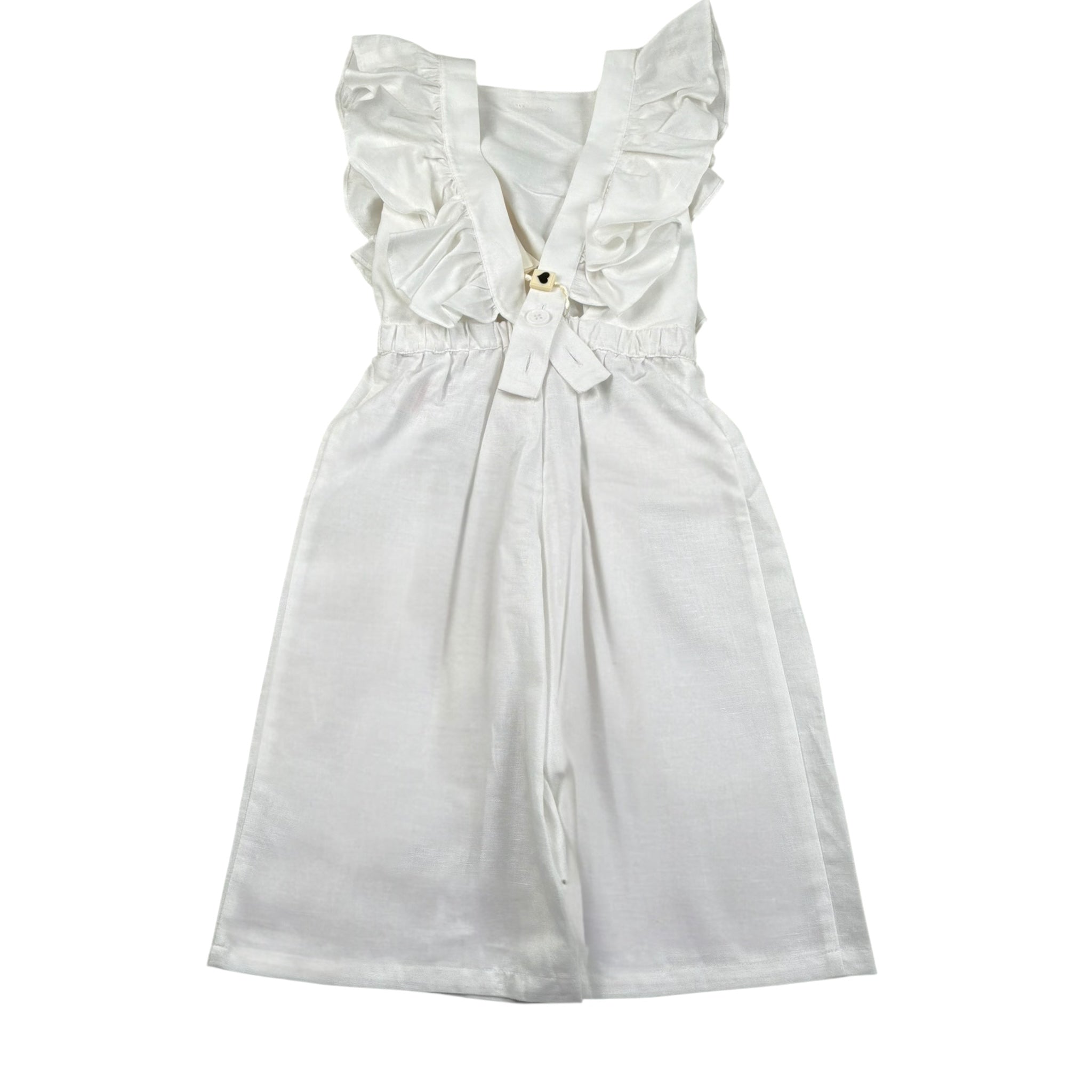 Twinset Tuta Tinta Giromanica Tinta Unita per Bambina 251GJ2405X BIANCO TWINSET 