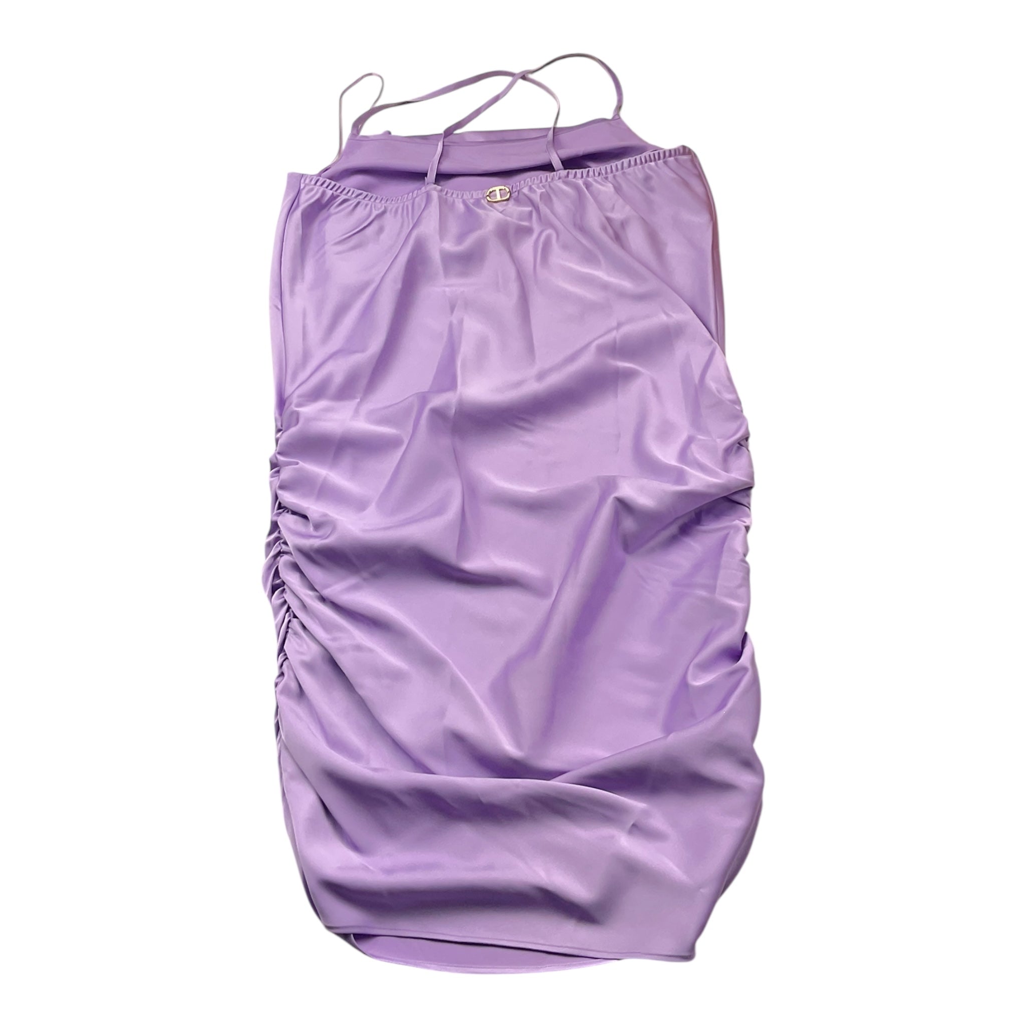 Twinset Abito Tinta Unita A Bretelle per Bambina 251GJ2450 LILLA TWINSET 