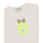 Twinset T-Shirt Tinta Unita con Stampa per Bambina 251GJ2488 BIANCO TWINSET 