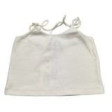Twinset Top Tinta Unita con Logo per Bambina 251GJ2570 BIANCO TWINSET 