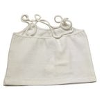 Twinset Top Tinta Unita con Logo per Bambina 251GJ2570 BIANCO TWINSET 