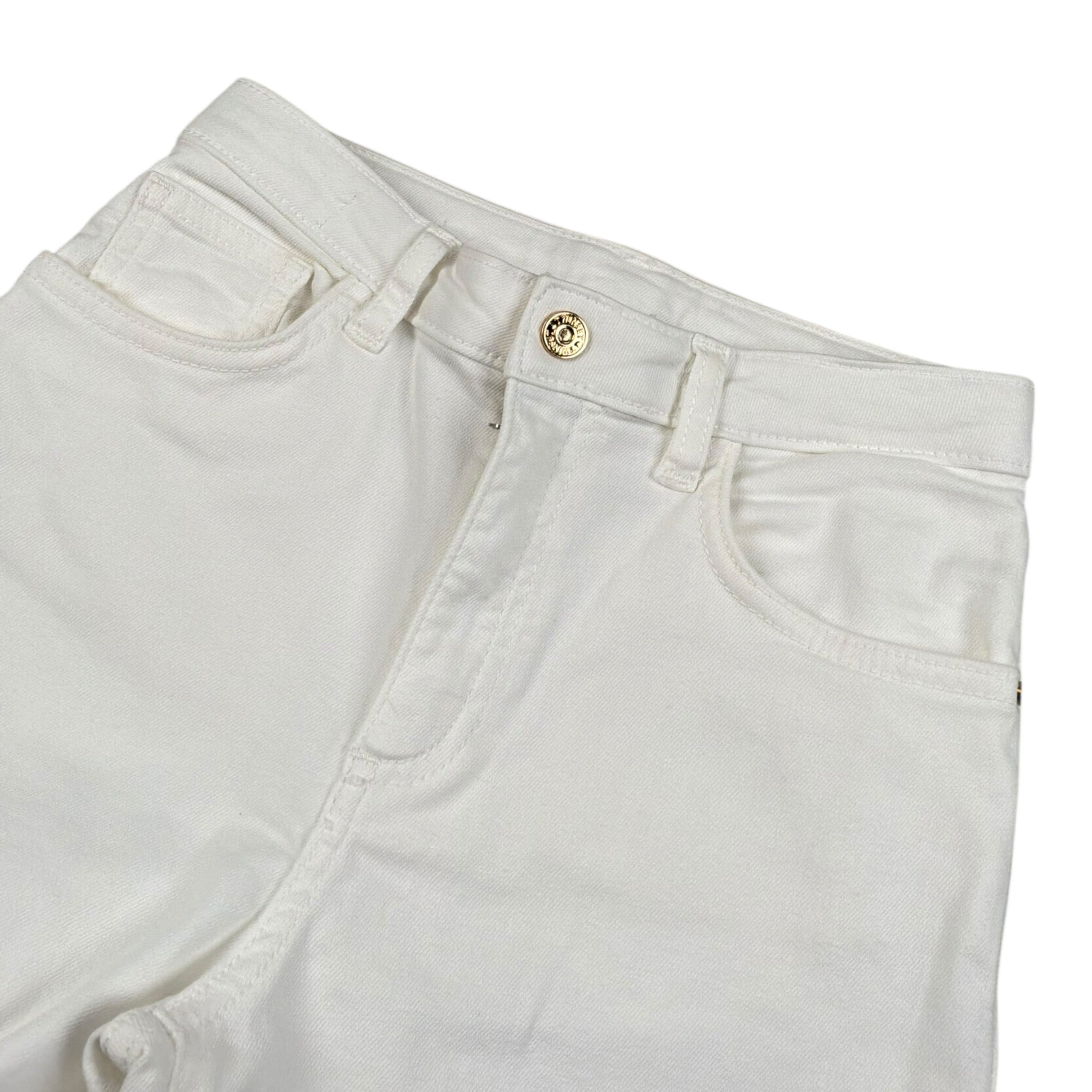 Twinset Pantalone Modello A Palazzo Tinta Unita per Bambina 251GJ2611XXX BIANCO TWINSET 