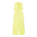 Twinset Tuta Tinta Unita Giromanica per Bambina 251GJ2QN4X GIALLO TWINSET 