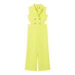 Twinset Tuta Tinta Unita Giromanica per Bambina 251GJ2QN4XX GIALLO TWINSET 