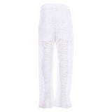Twinset Pantalone tinta unita Traforato Bianco per Bambina 251GJ2QR4X BIANCO TWINSET 