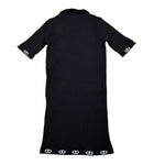 Twinset Abito Mezza Manica Tinta Unita con Zip E Colletto per Bambina 251GJ3401X NERO TWINSET 