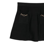 Twinset Gonna Tinta Unita con Elastico In Vita per Bambina 251GJ3QW3X NERO TWINSET 