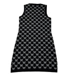 Twinset Abito Tinta Unita Logato Giromanica per Bambina 251GJ3QX2 NERO TWINSET 