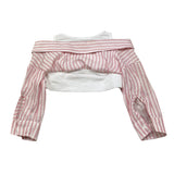 U+È Top Canotta-Camicia Bicolore per Neonata UE1781 BIANCO/ROSA U+è 