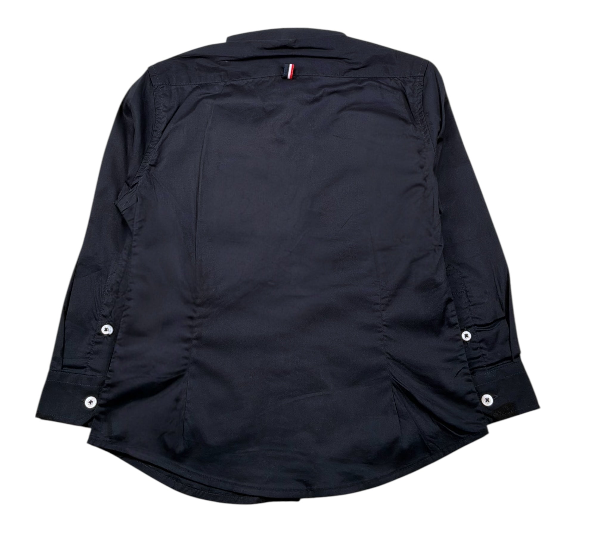 U.S. Polo Assn Camicia Manica Lunga Tinta Unita con Logo per Bambino 53294 BLU U.S. POLO ASSN 