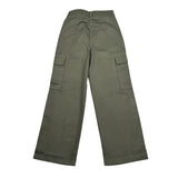Vicolo Pantalone Tinta Unita Modello Palazzo  per Bambina 3141P1184 VERDE VICOLO 