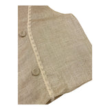 Vicolo Gilet Tinta Unita con Applicazioni per Bambina 3146B00017 BEIGE VICOLO 