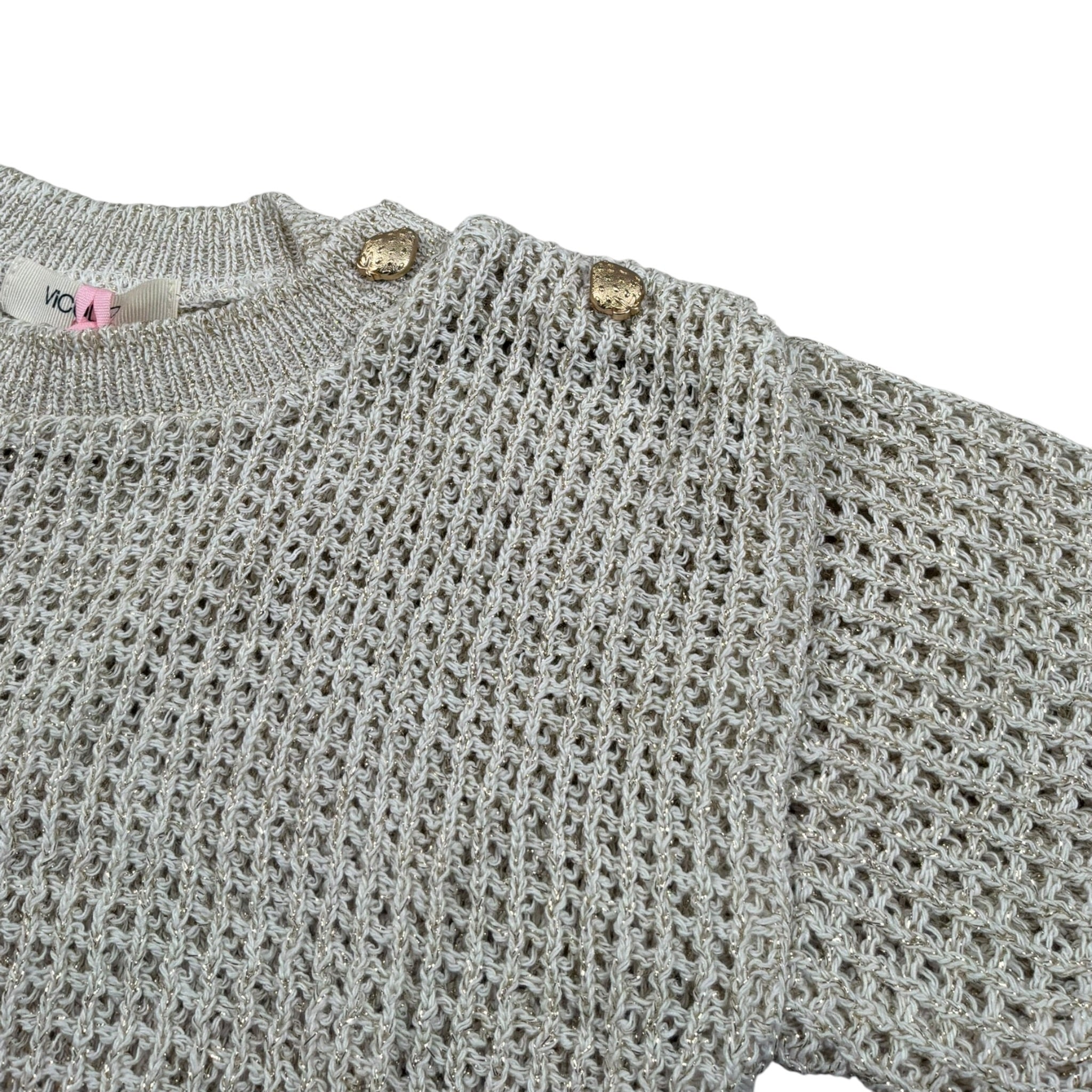 Vicolo T-Shirt Girocollo con Trafori per Bambina 3146W00293 ORO VICOLO 