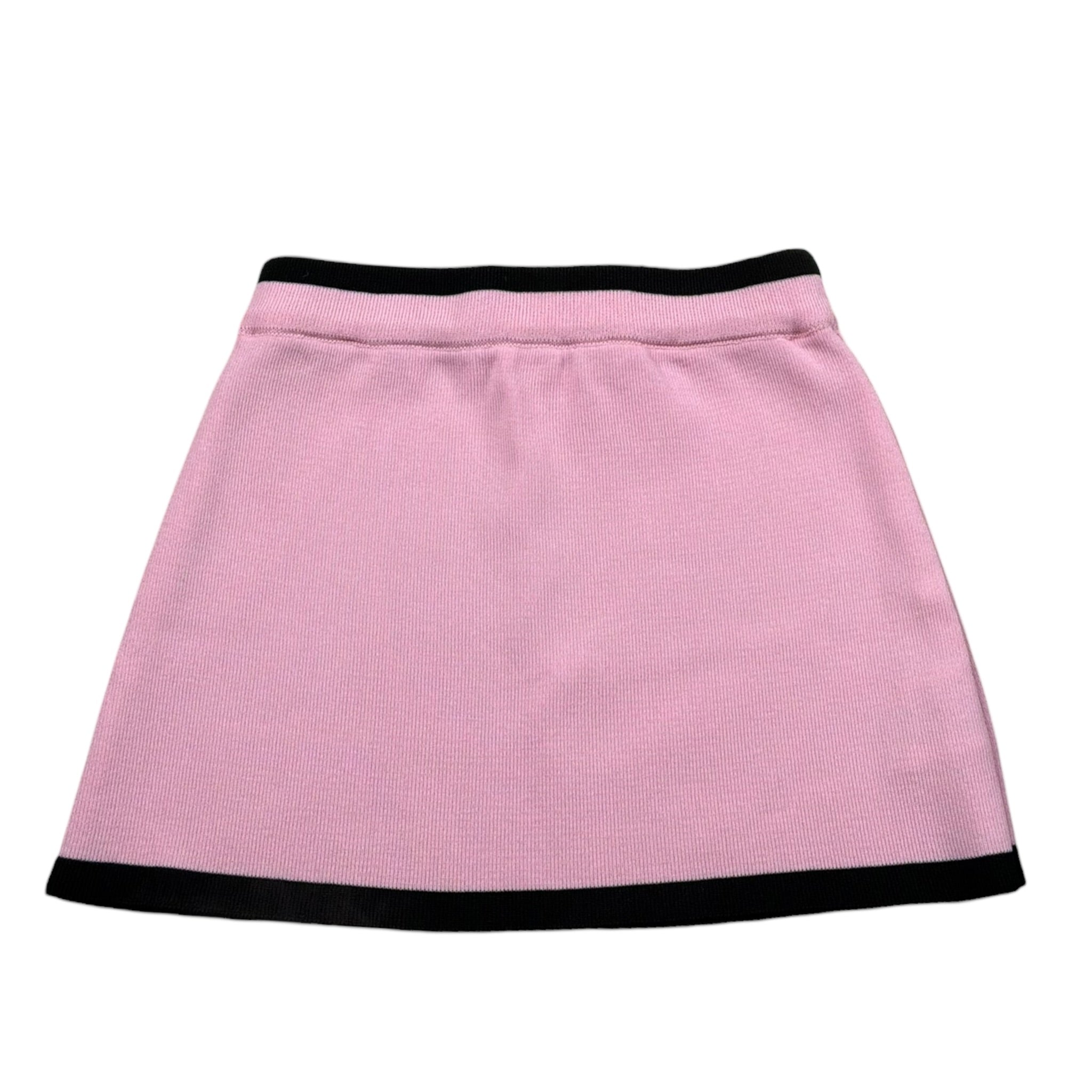 Vicolo Gonna Tinta Unita con Profilo In Contrasto per Bambina 3146W00302 ROSA VICOLO 
