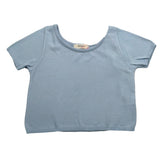 Vicolo T-Shirt Girocollo Tinta Unita per Neonata 3146WY00313N AZZURRO VICOLO 
