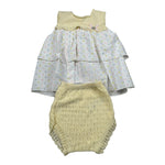 Wedoble Completo 2 Pezzi Camicia-Culotte per Neonata 017122295 BIANCO WEDOBLE 