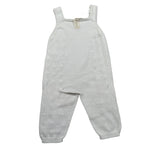 Wedoble Tutina Giromanica Tinta Unita con Ricami per Neonato V2401310A BIANCO WEDOBLE 