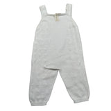 Wedoble Tutina Giromanica Tinta Unita con Ricami per Neonato V2401310A BIANCO WEDOBLE 