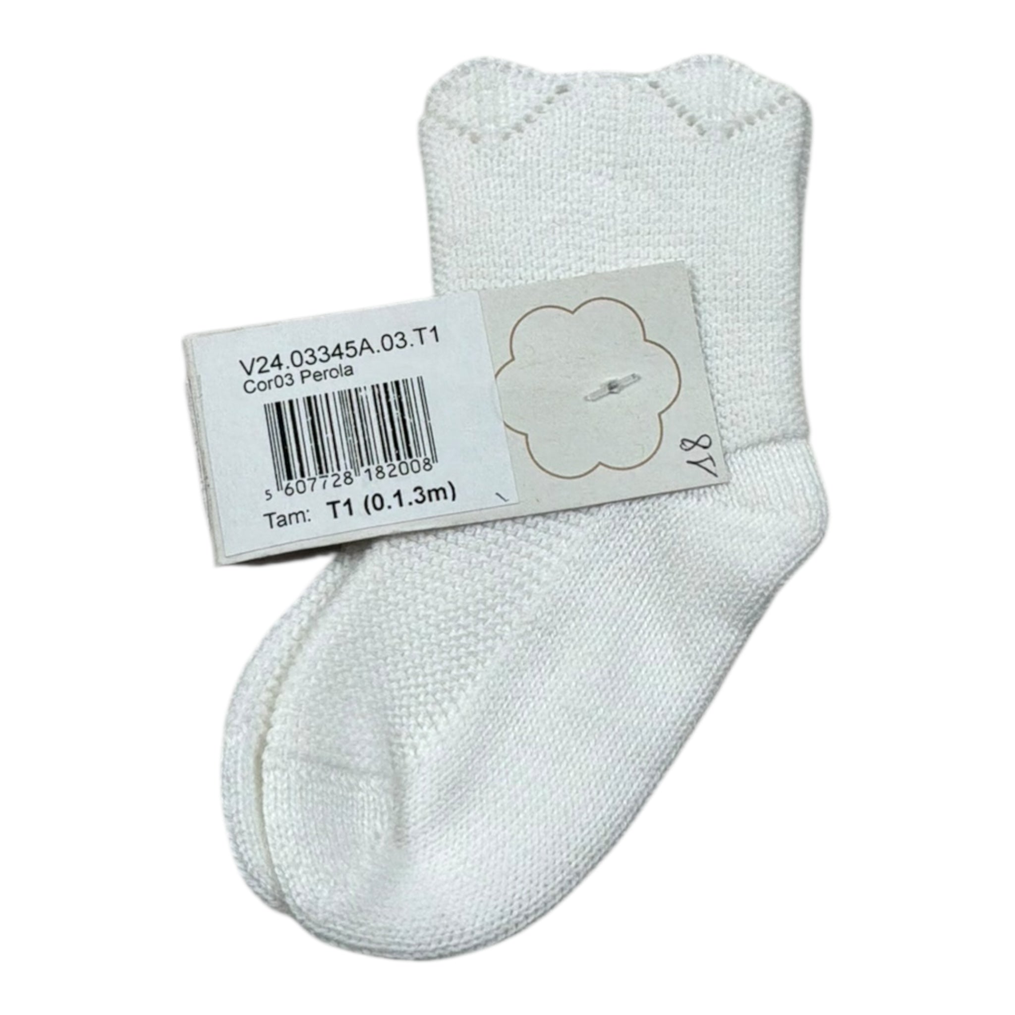 Wedoble Calzini Tinta Unita per Neonato V2403345A BIANCO WEDOBLE 