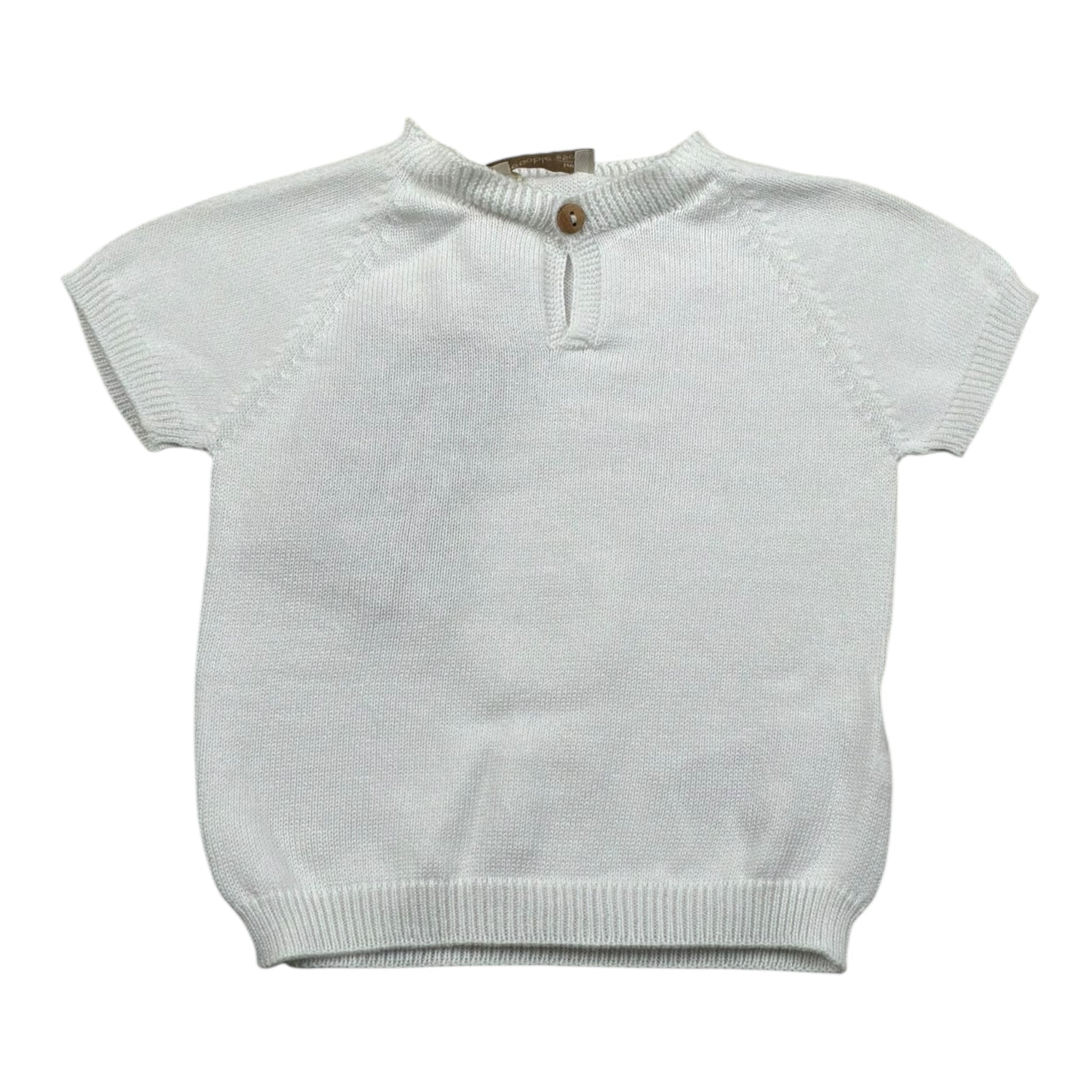 Wedoble T-Shirt Girocollo Tinta Unita per Neonato V2404301D BIANCO WEDOBLE 