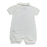 Wedoble Pagliaccetto Mezza Manica Tinta Unita per Neonato V2404305D BIANCO WEDOBLE 