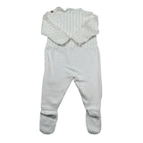 Wedoble Tutina Manica Lunga Tinta Unita per Neonato V2404346A BIANCO WEDOBLE 