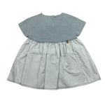Wedoble Abito Mezza Manica Fantasia A Righe per Neonata V2404404R AZZURRO POLVERE WEDOBLE 