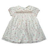 Wedoble Abito Mezza Manica Tinta Unita Stampa Floreale per Neonata V2502704AN BIANCO WEDOBLE 