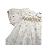 Wedoble Abito Mezza Manica Tinta Unita Stampa Floreale per Neonata V2502704AN BIANCO WEDOBLE 