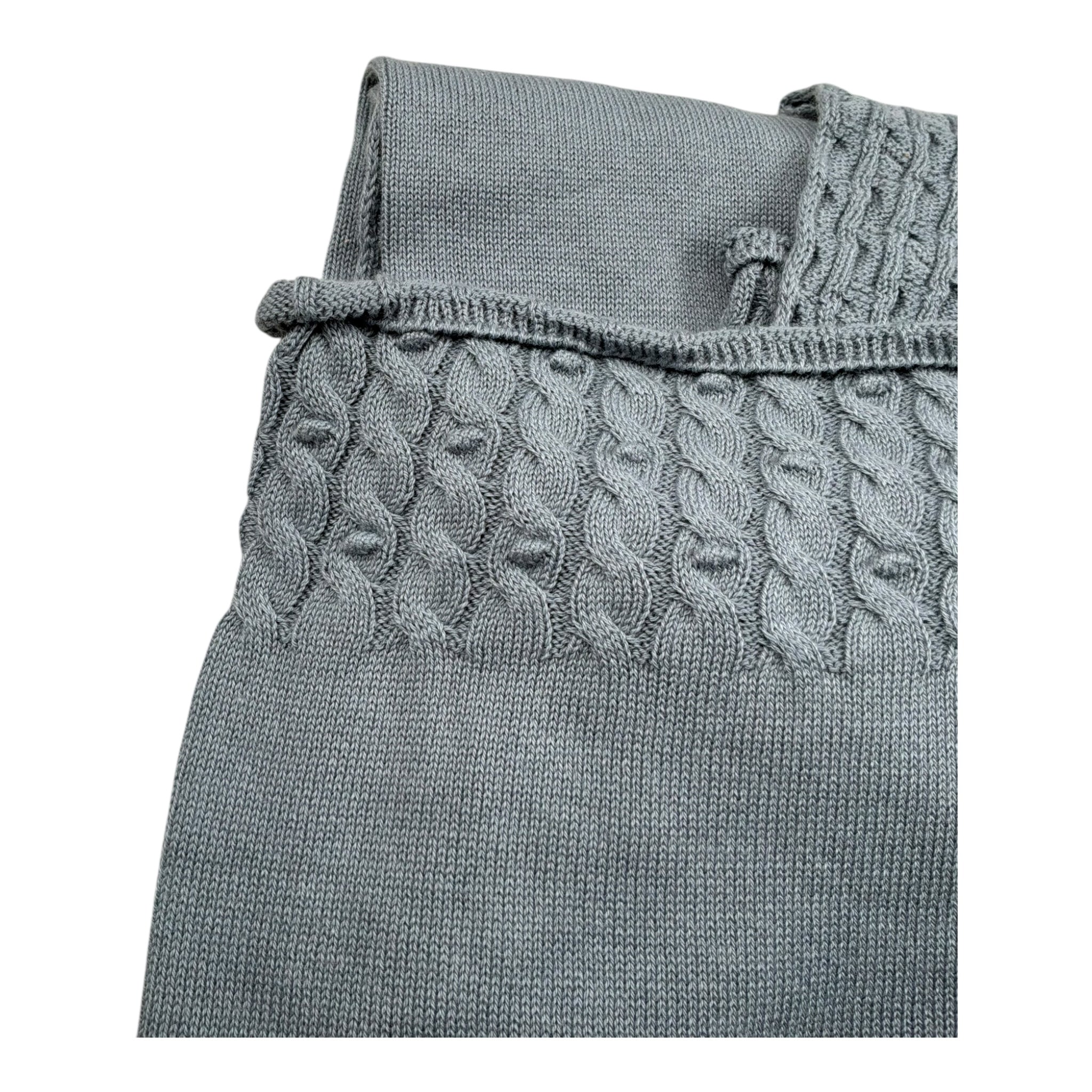 Wedoble Coperta Tinta Unita con Trafori per Neonato V2503306A PETROLIO WEDOBLE 