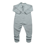 Wedoble Tutina Manica Lunga Tinta Unita per Neonato V2503346A AZZURRO WEDOBLE 
