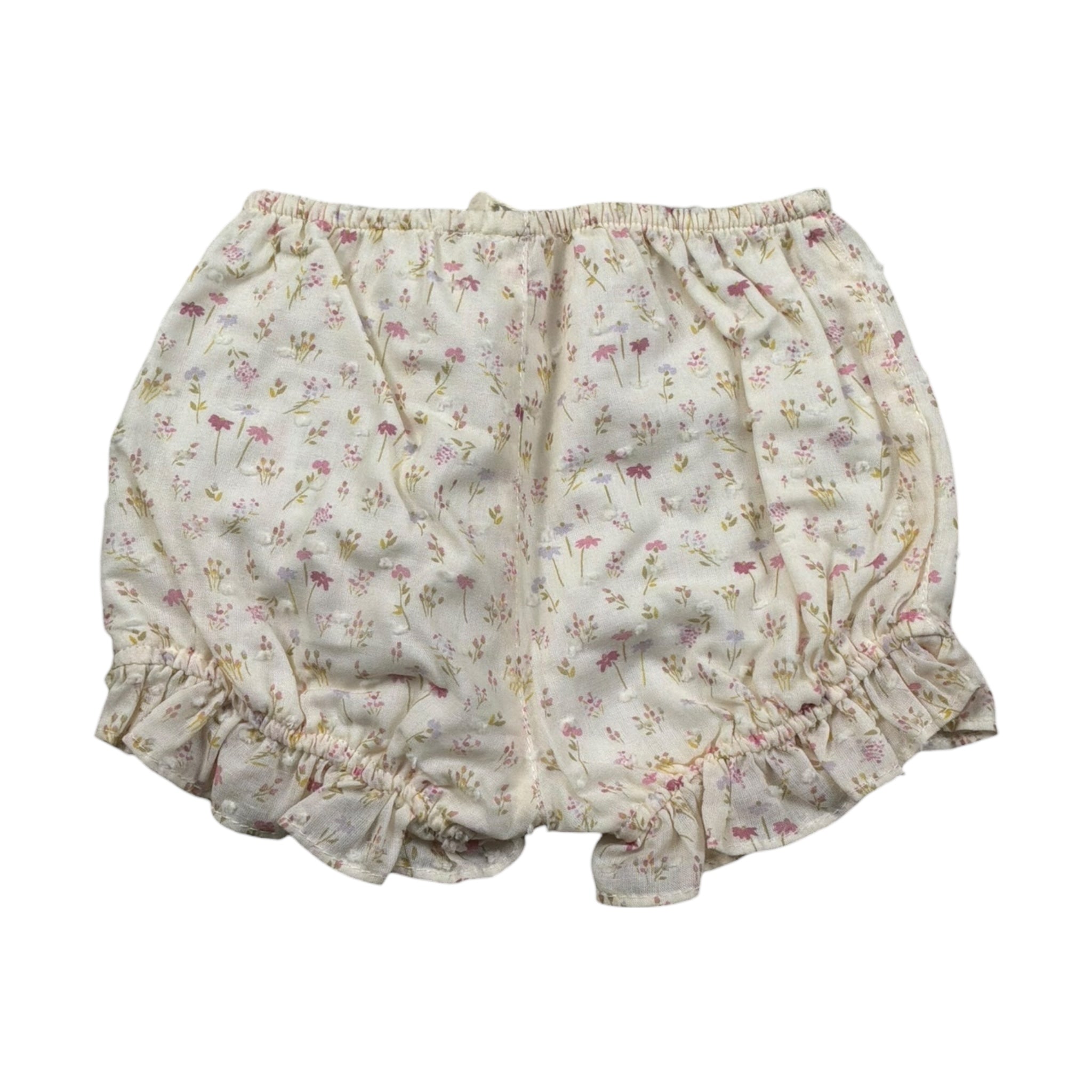 Wedoble Culotte Tinta Unita Fantasia Floreale per Neonata V2505721E PANNA WEDOBLE 
