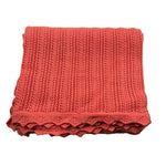 Wedoble Coperta Tinta Unita per Neonata V2506306A CORALLO WEDOBLE 