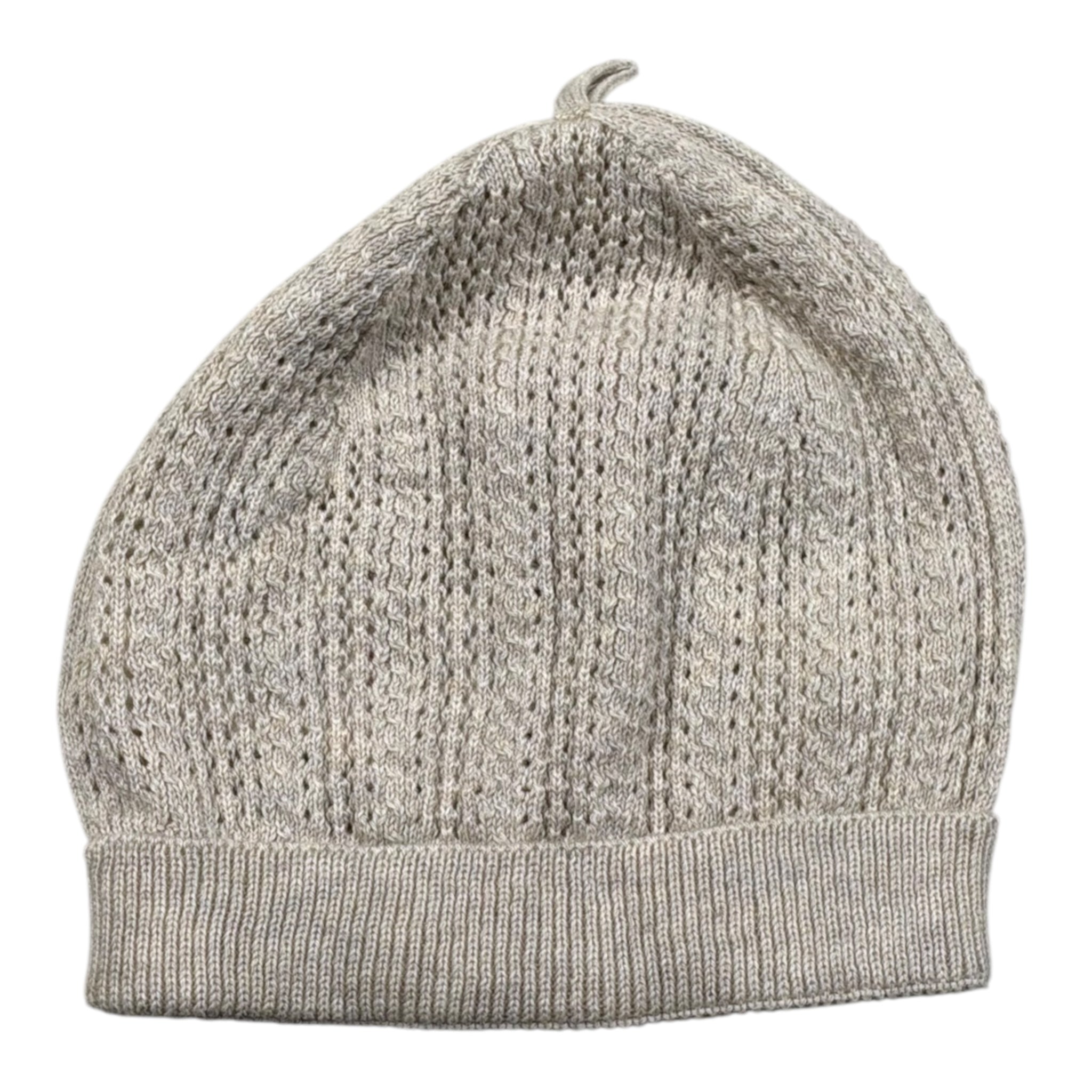 Wedoble Cappello Tinta Unita Traforato per Neonata V2506307A BEIGE WEDOBLE 