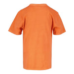 Woolrich T-Shirt Girocollo Tinta Unita con Logo per Bambino CFWKTE0136 ARANCIONE WOOLRICH 