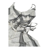 Xacus Abito Bretelline Tinta Unita con Stampe per Bambina 05562 PANNA XACUS 
