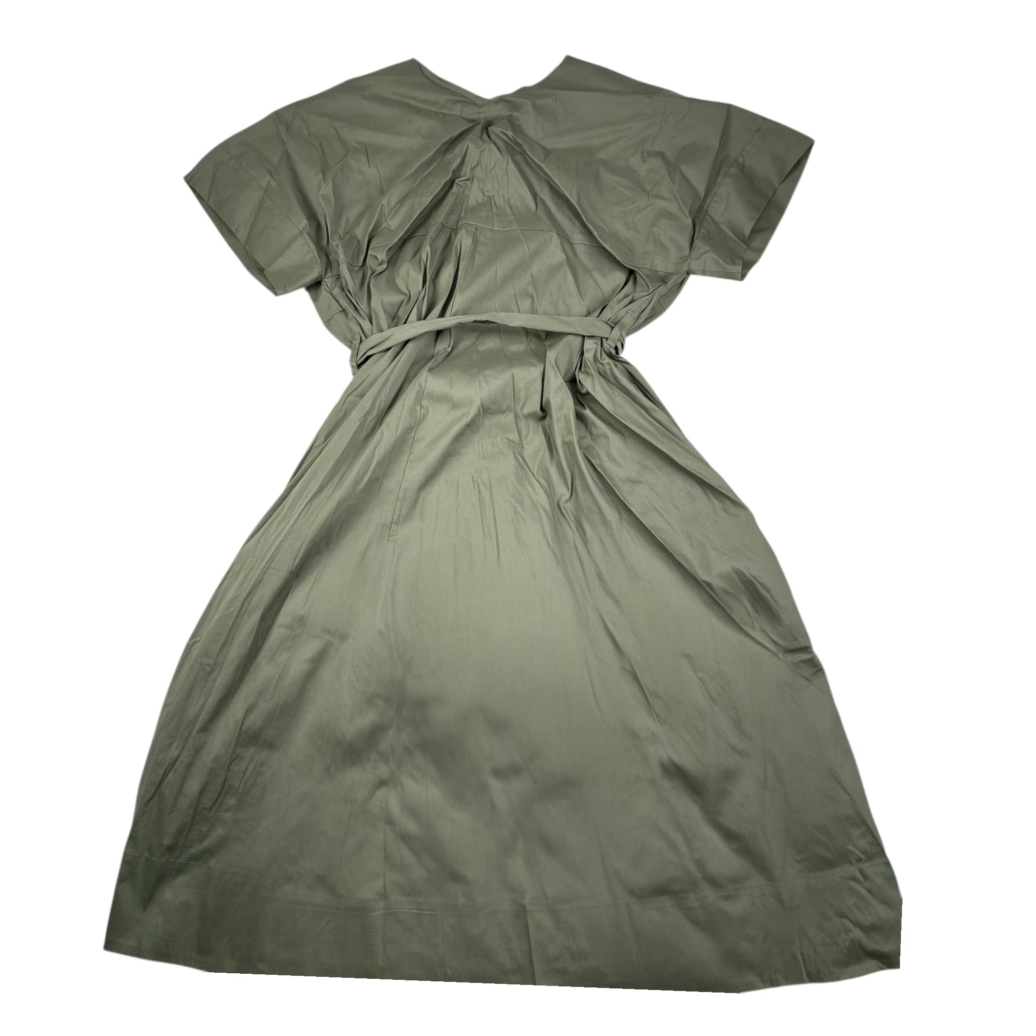 Xacus Abito Mezza Manica Tinta Unita per Bambina 15127 VERDE XACUS 