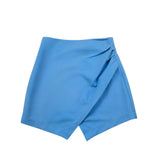 Y-Clu Gonna Tinta Unita con Elastico In Vita per Bambina Y19046 AZZURRO Y-CLU 